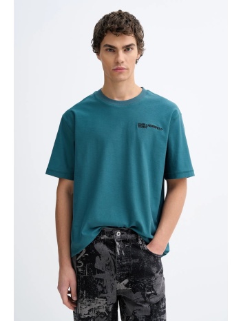 βαμβακερό μπλουζάκι karl lagerfeld jeans 100% βαμβάκι