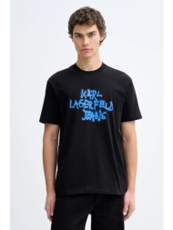 βαμβακερό μπλουζάκι karl lagerfeld jeans 100% βαμβάκι