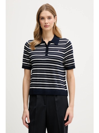 πουλόβερ με προσθήκη μαλλιού tommy hilfiger γιακάς 62%