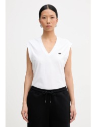 βαμβακερό τοπ karl lagerfeld ikon 100% οργανικό βαμβάκι