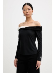 μπλουζάκι karl lagerfeld 85% modal, 9% βισκόζη, 6% ελαστάν