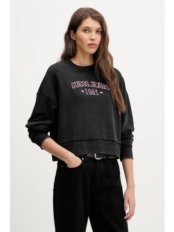 βαμβακερή μπλούζα guess jeans 100% βαμβάκι