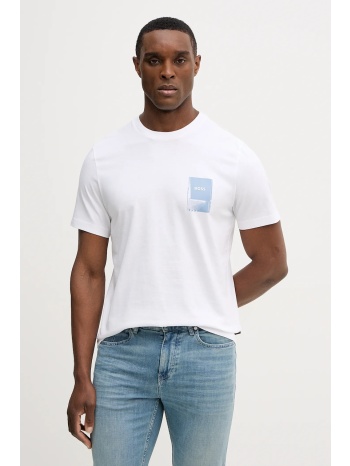 βαμβακερό μπλουζάκι boss orange te_plain 100% βαμβάκι