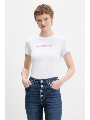 βαμβακερό μπλουζάκι karl lagerfeld jeans 100% βαμβάκι