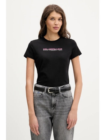 βαμβακερό μπλουζάκι karl lagerfeld jeans 100% βαμβάκι