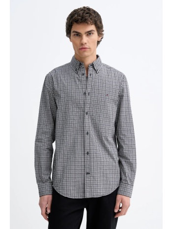 βαμβακερό πουκάμισο tommy jeans 100% βαμβάκι