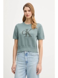 βαμβακερό μπλουζάκι calvin klein jeans 100% βαμβάκι