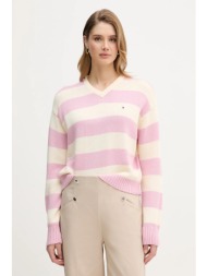 πουλόβερ από κασμίρ tommy hilfiger 85% βαμβάκι, 15% κασμίρι