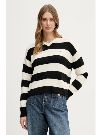 πουλόβερ από κασμίρ tommy hilfiger 85% βαμβάκι, 15% κασμίρι