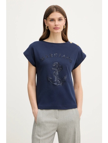 βαμβακερό μπλουζάκι marciano by guess lyris 100% βαμβάκι