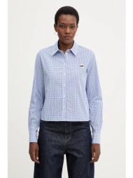 βαμβακερό πουκάμισο karl lagerfeld ikon 100% βαμβάκι