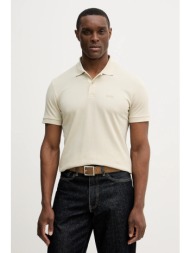 βαμβακερό μπλουζάκι πόλο boss green pio 1 100% βαμβάκι