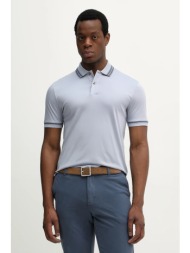 βαμβακερό μπλουζάκι πόλο boss h-phillipson 202 100% βαμβάκι