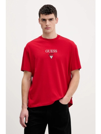 βαμβακερό μπλουζάκι guess jeans 100% βαμβάκι