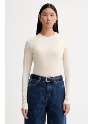 g-star μακρυμάνικο crew slim 97% μοντάλ, 3% ελαστάν