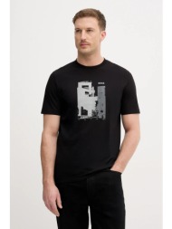 βαμβακερό μπλουζάκι boss orange te_imprint 100% βαμβάκι