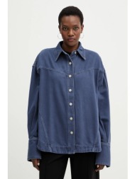 τζιν πουκάμισο boss orange c overshirt 1.0 53% βαμβάκι, 47% lyocell