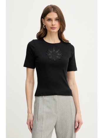 βαμβακερό μπλουζάκι twinset κύριο υλικό 100%