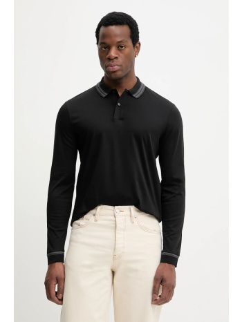 βαμβακερή μπλούζα με μακριά μανίκια boss h-pleins 202 100%