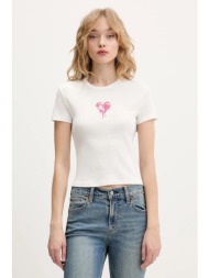 βαμβακερό μπλουζάκι hugo blue dever_b_2 100% βαμβάκι