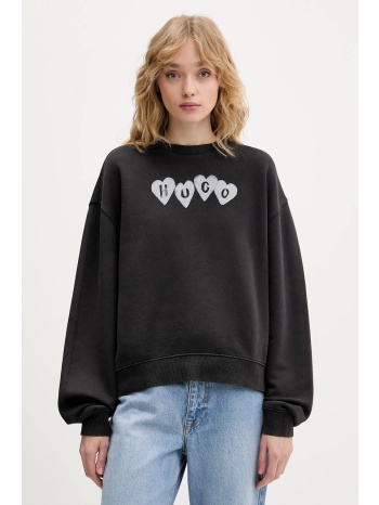 βαμβακερή μπλούζα hugo deroxina_8 100% βαμβάκι