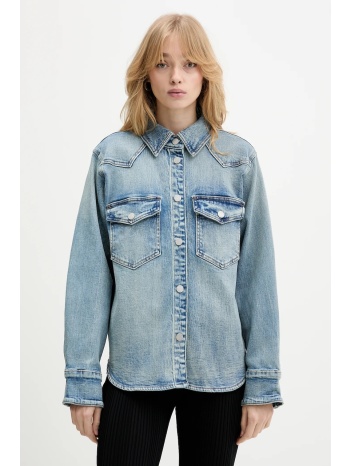 τζιν πουκάμισο gestuz 98% οργανικό βαμβάκι, 2% ελαστάν