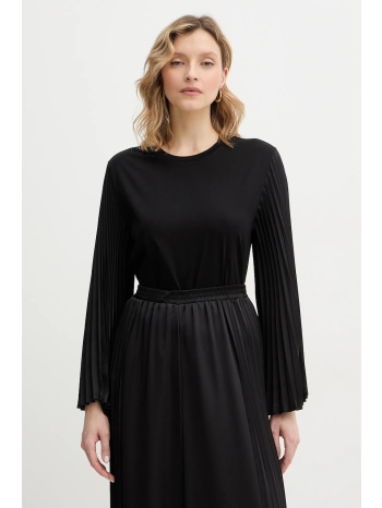 βαμβακερή μπλούζα με μακριά μανίκια twinset κύριο υλικό