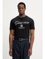 βαμβακερό μπλουζάκι gant 100% ανακυκλωμένο βαμβάκι