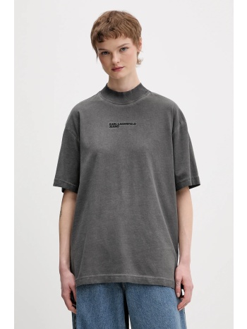 βαμβακερό μπλουζάκι karl lagerfeld jeans 100% οργανικό