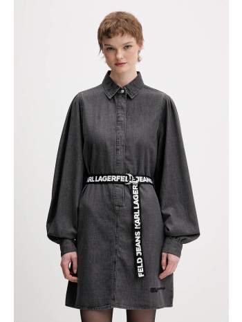 φόρεμα τζιν karl lagerfeld jeans 84% βαμβάκι, 16% βισκόζη