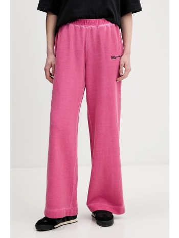 βαμβακερό παντελόνι karl lagerfeld jeans 100% οργανικό