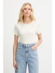 t-shirt από μείγμα μεταξιού boss eventsa9 50% βαμβάκι, 40% modal, 10% μετάξι