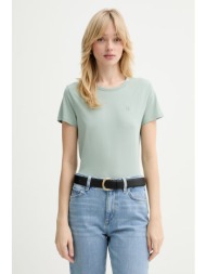 t-shirt από μείγμα μεταξιού boss eventsa9 50% βαμβάκι, 40% modal, 10% μετάξι