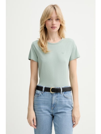 t-shirt από μείγμα μεταξιού boss eventsa9 50% βαμβάκι, 40%