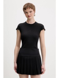 μπλουζάκι adidas essentials rib cap 45% ρεγιόν, 45% βαμβάκι, 10% ελαστάν