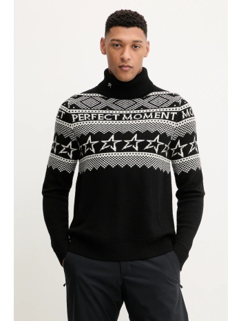 μάλλινο πουλόβερ perfect moment fairisle 100% μαλλί μερινό
