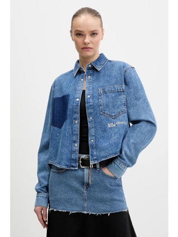 τζιν πουκάμισο karl lagerfeld jeans 100% βαμβάκι