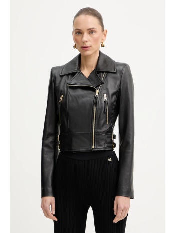 δερμάτινo jacket elisabetta franchi κύριο υλικό δέρμα