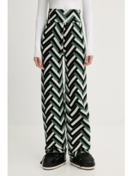 μάλλινο παντελόνι perfect moment chalet 100% μαλλί μερινό