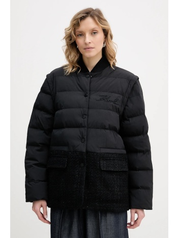 μπουφάν με προσθήκη μάλλινου υφάσματος karl lagerfeld κύριο