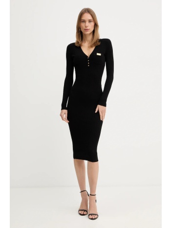 φόρεμα με προσθήκη μεταξιού elisabetta franchi 64% lyocell