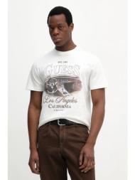 βαμβακερό μπλουζάκι guess 100% βαμβάκι