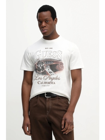 βαμβακερό μπλουζάκι guess 100% βαμβάκι