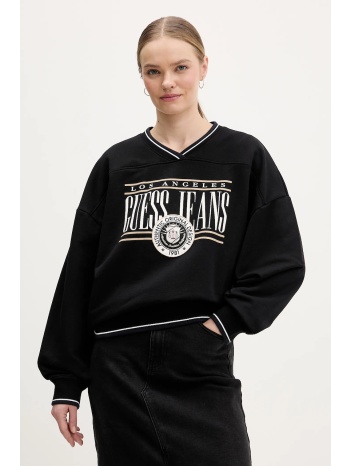 βαμβακερή μπλούζα guess jeans 100% βαμβάκι