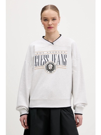 βαμβακερή μπλούζα guess jeans 100% βαμβάκι