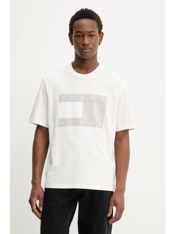 βαμβακερό μπλουζάκι tommy jeans 100% βαμβάκι