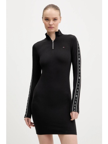 φόρεμα tommy jeans 50% βαμβάκι, 44% ανακυκλωμένος