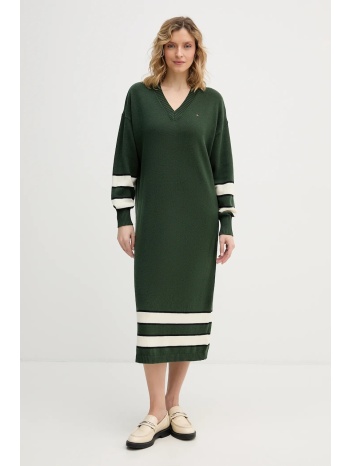 φόρεμα με κασμίρ tommy hilfiger κύριο υλικό 85% βαμβάκι