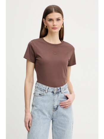 βαμβακερό μπλουζάκι pinko 100% βαμβάκι