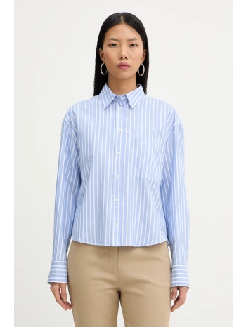 βαμβακερό πουκάμισο weekend max mara cartone 100% βαμβάκι